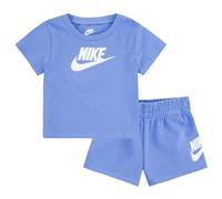 NIKE Conjunto infantil Club Tee y Short Set 86L596, azul celeste, 6-7 Años