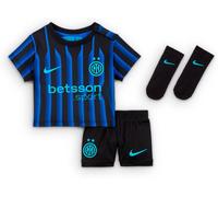 Nike - Conjunto Inter Milan Primera Equipación 2025-2026 Bebé, Unisex, Lyon Blue-Black-Chlorine Blue Full Sponsor, 24-36M