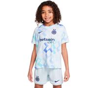 Nike - Conjunto Inter Milan Segunda Equipación 2025-2026 Niño, Unisex, Ghost Aqua-White-Blue Void Full Sponsor, M