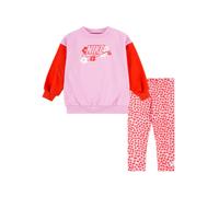 Nike Conjunto legging y sudadera de bebe niña. Rosa 12 Meses