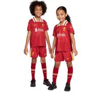 Nike - Conjunto Liverpool FC Primera Equipación 2024-2025 Niño, Unisex, Gym Red-White-Chrome Yellow, M