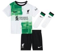 Nike - Conjunto Liverpool FC Segunda Equipación 2023-2024 Bebé, Unisex, White-Green Spark, 3-6M