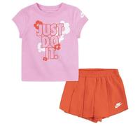 NIKE Conjunto niña Floral Skort Set 16L814, Rosa, 18 meses