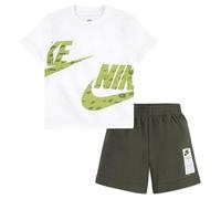 Nike Conjunto niño B NSW Club SLPTY FT Short Set cargo 66L775, Color blanco., 12 meses