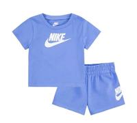 NIKE Conjunto niño Club Tee y Short Set 66L596, azul celeste, 24 meses