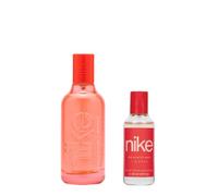 NIKE - Coral Crush Promcion 100 + 30 ml, Perfume de Mujer de larga duración, Colonia Perfumada en Formato Spray, Eau de Toilette Femenina, Fresca y Floral.