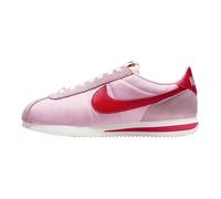 NIKE Cortez Textile, Sneaker Mujer, Medium Soft Pink Sail Team Orange Fire Red, 38.5 EU