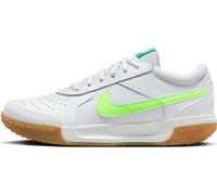 Nike Court Air Zoom Lite 3, Zapatillas Mujer, Nebula White Lime Blast Teal, 36.5 EU