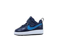 NIKE Court Borough Low 2 (Psv), Zapatillas Bajas Unisex niños, Azul (Midnight Navy/Imperial Blue/Black), 29.5 EU