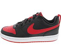 NIKE Court Borough Low 2 (Tdv), Zapatillas Bajas Unisex niños, Negro (Black/University Red/White), 22 EU