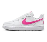 Nike Court Borough Low RECRAFT GS Bambina, Sneaker, White Laser Fuchsia, 38.5 EU