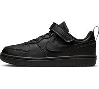 NIKE Court Borough Low RECRAFT (PS), Sneaker, Black/Black-Black, 32 EU