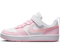 NIKE Court Borough Low RECRAFT (PS), Sneaker, White/Pink Foam, 27.5 EU