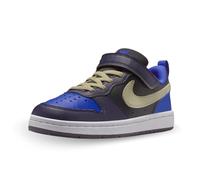 Nike Court Borough Low Recraft (PS) Zapatos de Ocio para niños Black/Olive Aura/Cave Purple/D 32