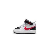 NIKE Court Borough Mid 2 Btv, Zapatillas Deportivas Unisex niños, White Univ Red Black, 19.5 EU