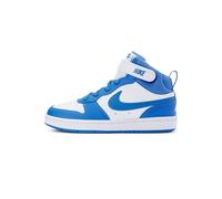 Nike Court Borough Mid 2 CD7784 - Zapato para bebé y niño pequeño, White Blue Crystal Blue Crystal White, 27 EU