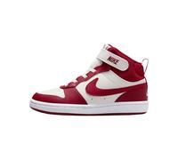 NIKE Court Borough Mid 2 PS, Sneaker, Sail Gym Red White, 33.5 EU