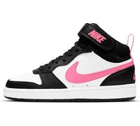NIKE Court Borough Mid 2, Sneaker Hombre, Black Sunset Pulse White, 39 EU