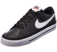 Nike Court Legacy Next Nature, Tennis Shoe Mujer, Black/White-Volt-Team Orange, 40 EU