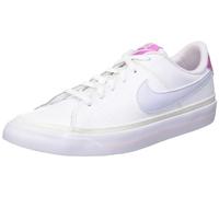 NIKE Court Legacy, Zapatilla de Deporte, Fuchsia Grey-Cosmique Blanc/Football, 27.5 EU