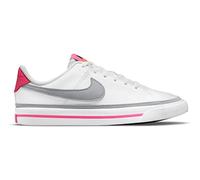 Nike Court Legacy, Zapatillas para Caminar, White/Lt Smoke Grey-Pink Prime, 35.5 EU