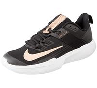 NIKE Court Vapor Lite, Zapatillas Mujer, Black Mtlc Red Bronze White, 38.5 EU