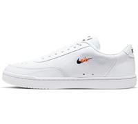 Nike - Court Vintage Premium, Zapato de Hombre, White/Black-Total Orange,