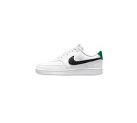 NIKE Court Vision Cross Trainer para Hombre, Blanco Malaquita Blanco Negro, 46 EU