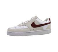 NIKE Court Vision LO, Sneaker Hombre, White/Team Red-Adobe-Dragon Red, 40.5 EU