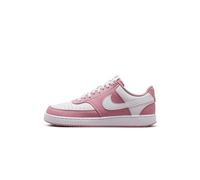 NIKE Court Vision Low Next Nat, Sneaker Mujer, Elemental Pink White, 38.5 EU
