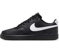NIKE Court Vision Low, Sneaker Hombre, Negro, Blanco y Negro, 42.5 EU