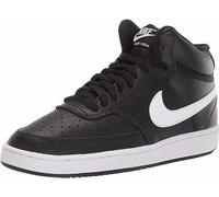 NIKE Court Vision Mid, Sneaker Mujer, Negro (Black/White), 37.5 EU