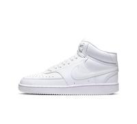 Nike Court Vision Mid, Sneaker Mujer, White/White-White, 39 EU