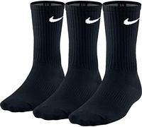 Nike Soken Lightweight Crew Paquete de 3 Pares Calcetines, Hombre, Negro (Black/White), 46-50 EU