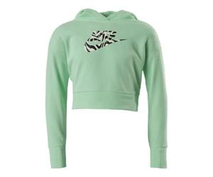 Nike Crop Fill, Sudadera con Capucha niños, Vapor Green, S