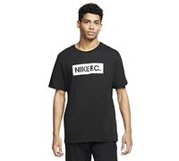 Nike CT8429-010 Camiseta de Manga Corta Essentials F.C. para Hombre, Negro/Blanco, L