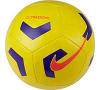 NIKE CU8034-720 Pitch Training Recreational Soccer Ball Unisex Yellow/Violet/Bright Crimson 5