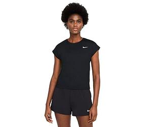 Nike CV4790 W NKCT DF VCTRY Top SS T-Shirt Women's Black/White L