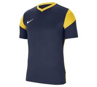 Nike CW3826-410 M NK DF PRK DRB III JSY SS Sweatshirt Hombre Midnight Navy/Tour Yellow/Tour Yellow/(White) Tamaño M