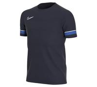 Nike CW6103 Y NK Dry ACD21 Top SS T-Shirt Unisex-Child Obsidian/White/Royal Blue/White L