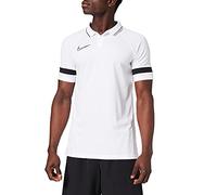 Nike CW6104 M NK Dry ACD21 Polo SS Polo Shirt Mens White/Black/Black/Black L