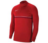 Nike CW6110 M Nk DF Acd21 Dril Top Sweatshirt Men's Red/White L