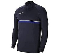 Nike CW6112 Y NK Dry ACD21 Dril Top Sweatshirt Boys Obsidian/White/Royal Blue/White L