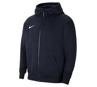 NIKE CW6891 Y NK FLC PARK20 FZ Hoodie Sweatshirt Boys Obsidian/White L (147/158 cm)