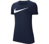 NIKE CW6967-451 W NK DF PARK20 SS tee HBR T-Shirt Mujer Obsidian/White Tamaño M