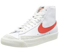 NIKE CZ1055-101 W Blazer Mid '77 Mujer White/Habanero Red-Sail EU 36