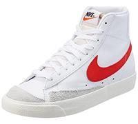 NIKE CZ1055-101 W Blazer Mid '77 Mujer White/Habanero Red-Sail EU 36.5
