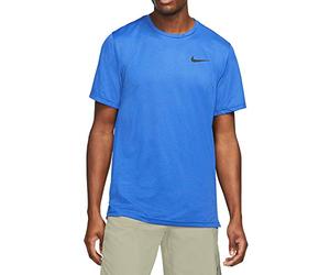 NIKE CZ1181-492 M NP DF HPR Dry Top SS Sweatshirt Men's Blue Void/Game Royal/Htr/Black XL