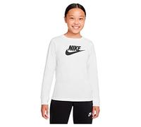 Nike CZ1260 G NSW LS tee Basic Futura Sweatshirt Boys White/Black S