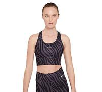 Nike CZ7208-573 Swoosh ICONCLASH Bra SP21 Sports Bra Womens Dark Raisin/(White) (gcw#6) M
